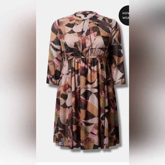 Torrid Geometric Dress - Picture 7 of 7